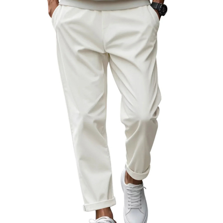 Men's Chinos - Slim Tapered Fit with Elasticated Waist | Casual