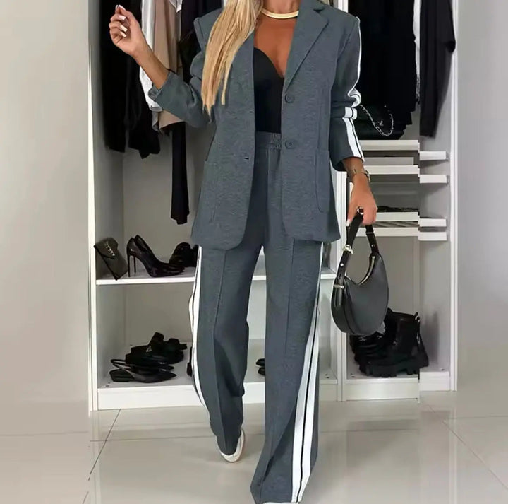 Co-ord Set Women - Blazer and Wide Leg Trousers | Chic