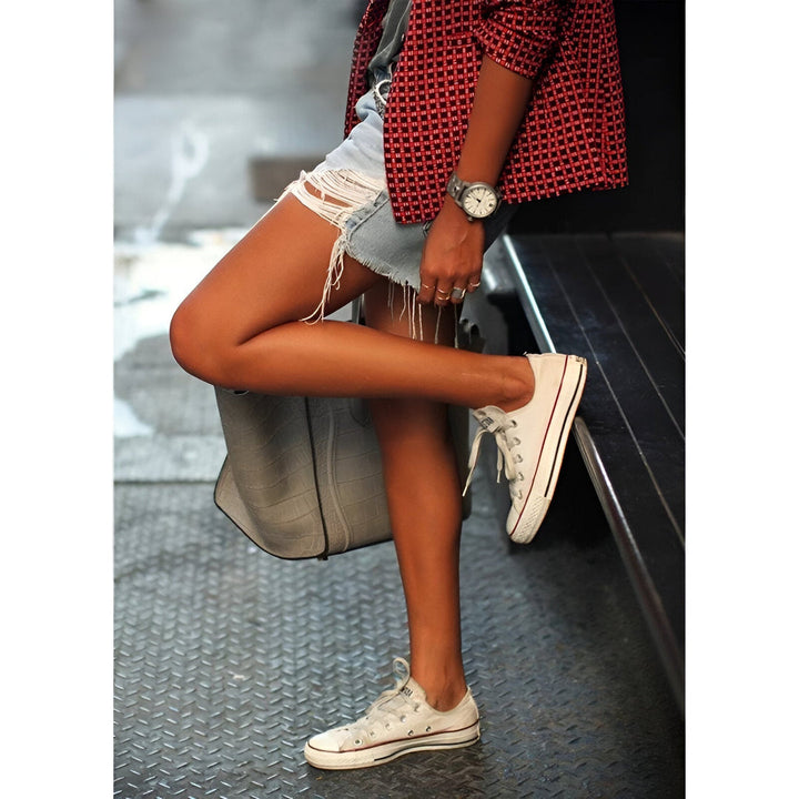 Blazer Women - Fitted Tweed Style with Open Front | Chic