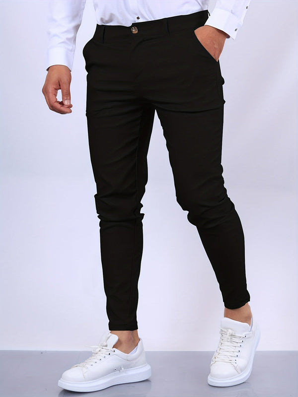 Men's Chinos - Slim Fit Smart Casual Tapered Trousers | Classic