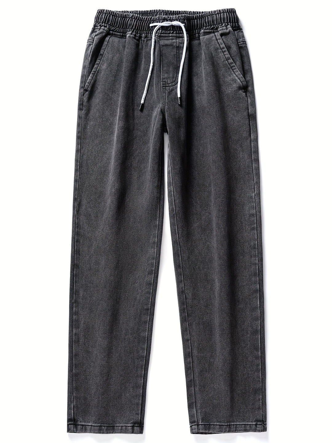 Men's Jeans - Straight Leg with Elasticated Drawstring Waist | Casual