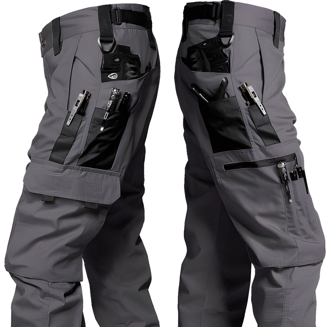 Men's Trousers - Tactical Cargo with Multi Zip Pockets | Streetwear
