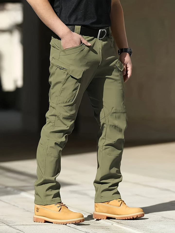 Men's Trousers - Slim Tactical Cargo with Zip Pockets | Outdoor