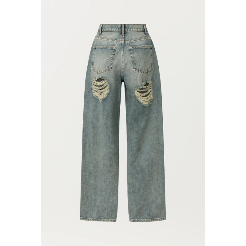 Jeans Women - Baggy Wide Leg High Waist Relaxed Fit | Casual
