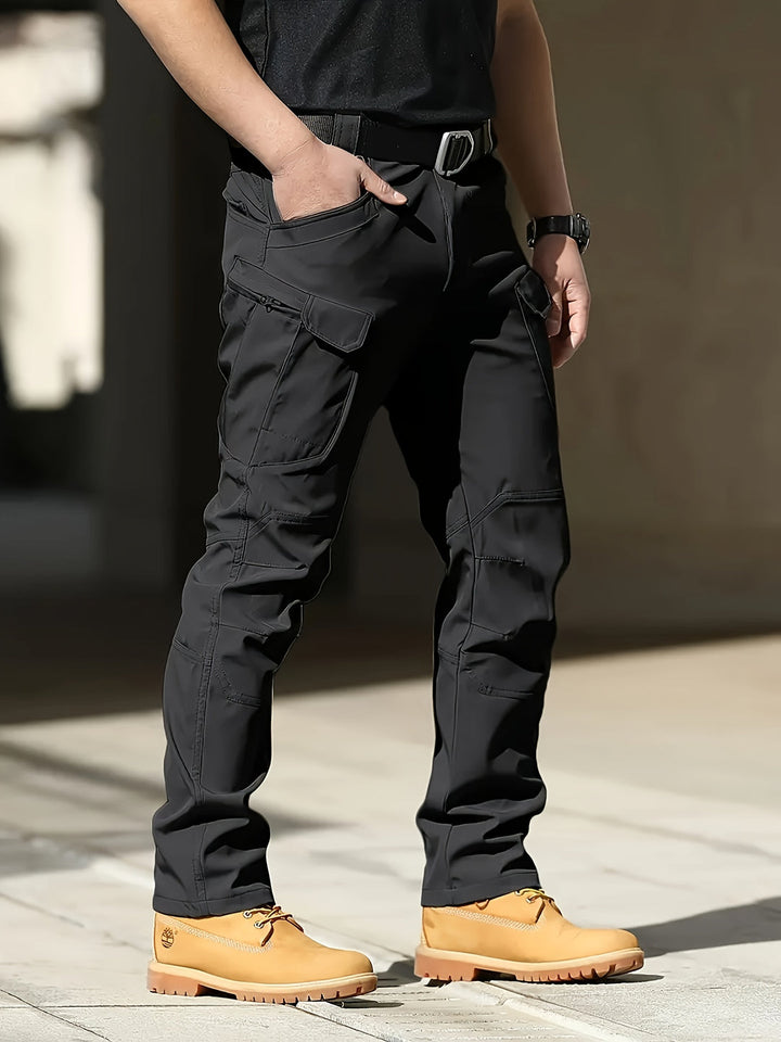 Men's Trousers - Slim Tactical Cargo with Zip Pockets | Outdoor