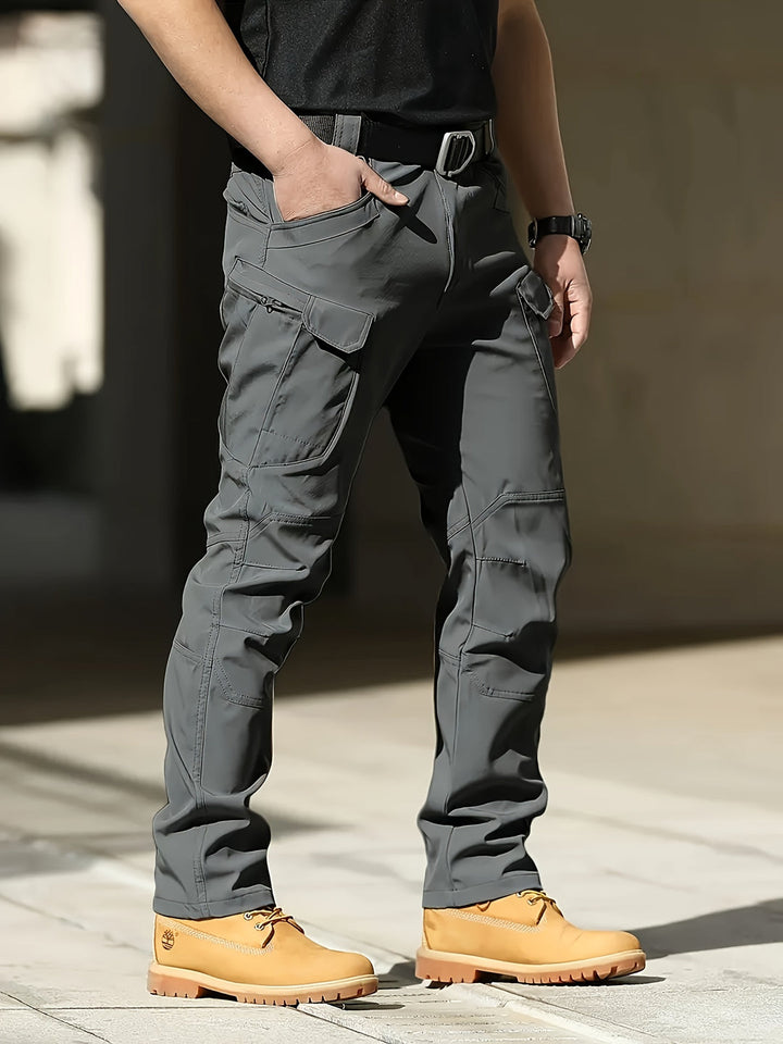 Men's Trousers - Slim Tactical Cargo with Zip Pockets | Outdoor