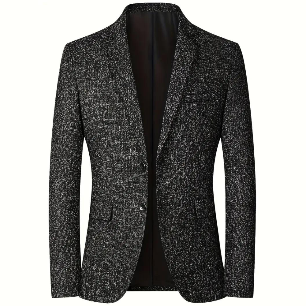 Men's Blazer - Slim Fit Two-Button Notch Lapel | Smart Casual
