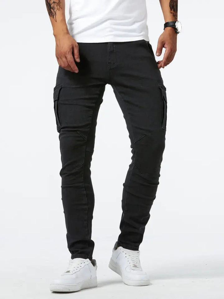 Men's Jeans - Slim Fit with Cargo Pocket Detail | Casual