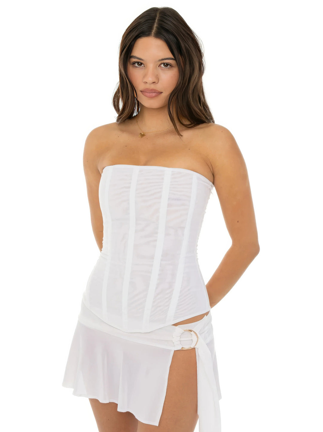 Corset Top Women - Strapless Boned Bustier | Evening Glam