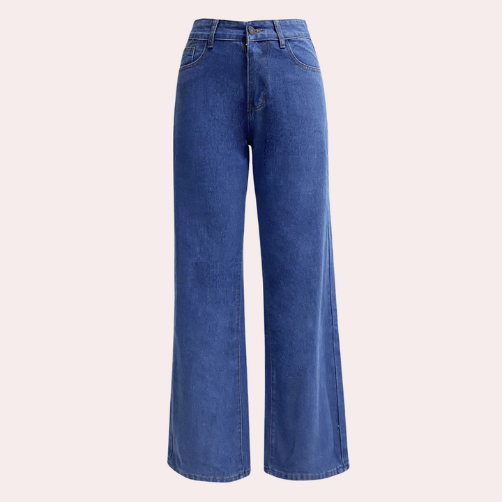 Jeans Women - High Waist Wide Leg Straight Cut | Casual