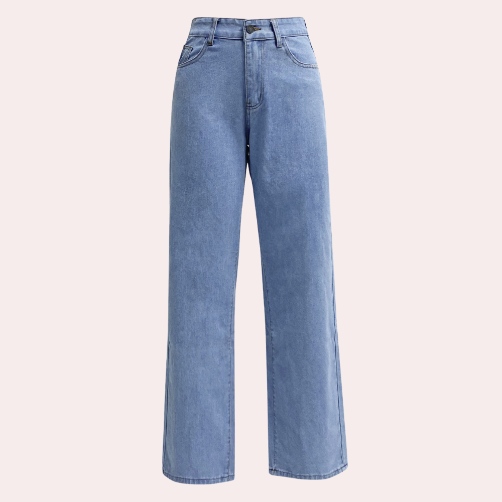 Jeans Women - High Waist Wide Leg Straight Cut | Casual