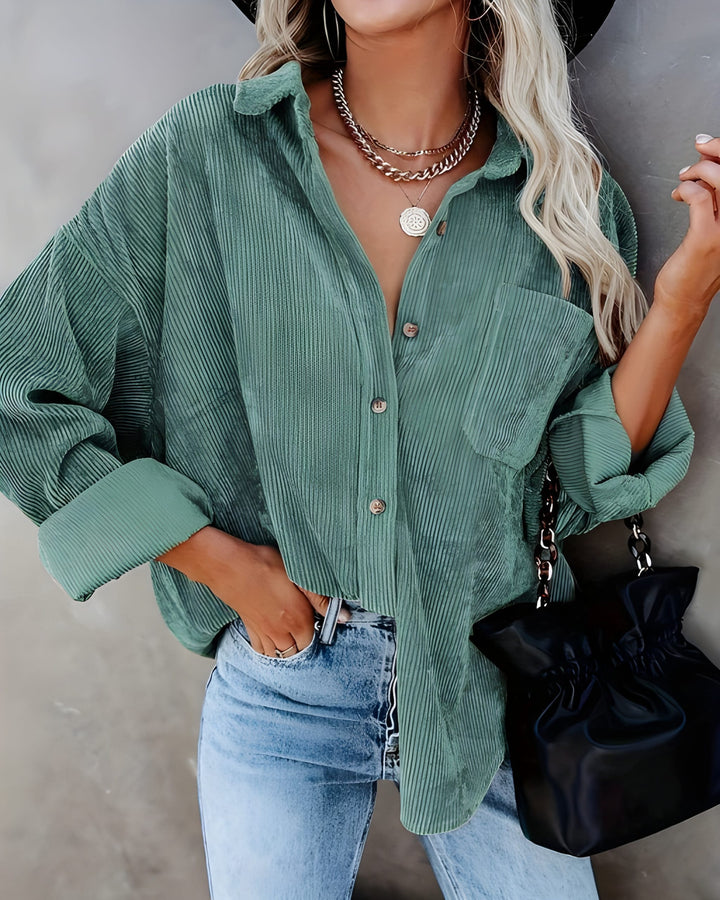 Oversized Shirt Women - Button Down Relaxed Fit | Casual