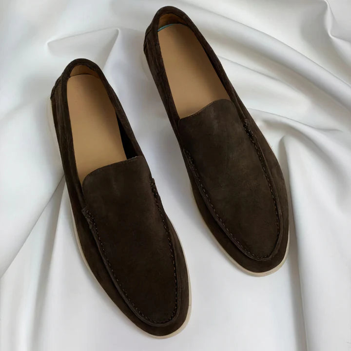 Loafers Men - Slip On with Clean Toe and Platform Sole | Casual