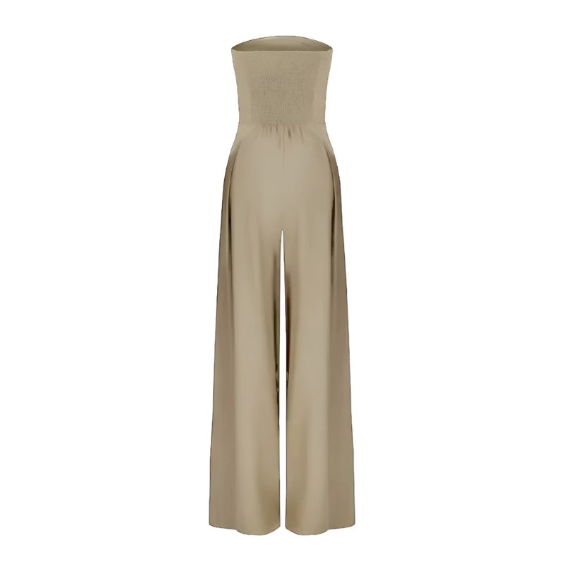 Jumpsuit Women - Strapless Wide Leg Tailored with Pockets | Elegant