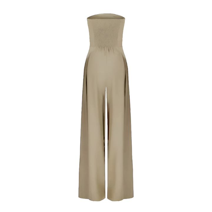 Jumpsuit Women - Strapless Wide Leg Tailored with Pockets | Elegant