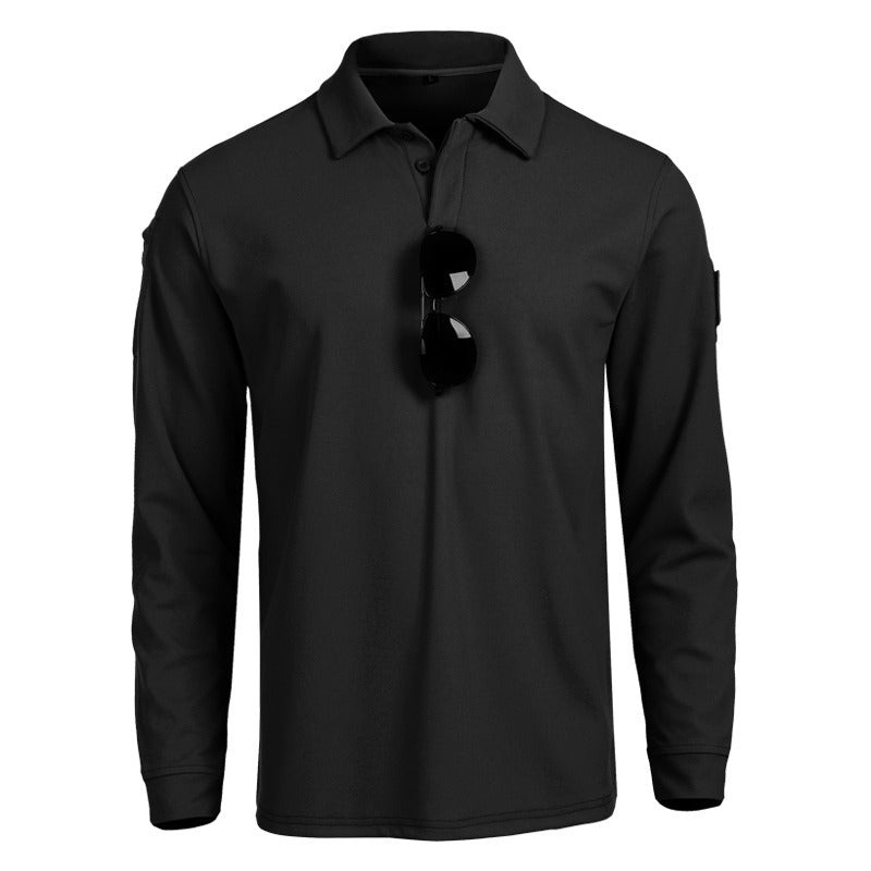 Men's Polo Shirt - Long Sleeve Classic Fit | Casual Everyday Style