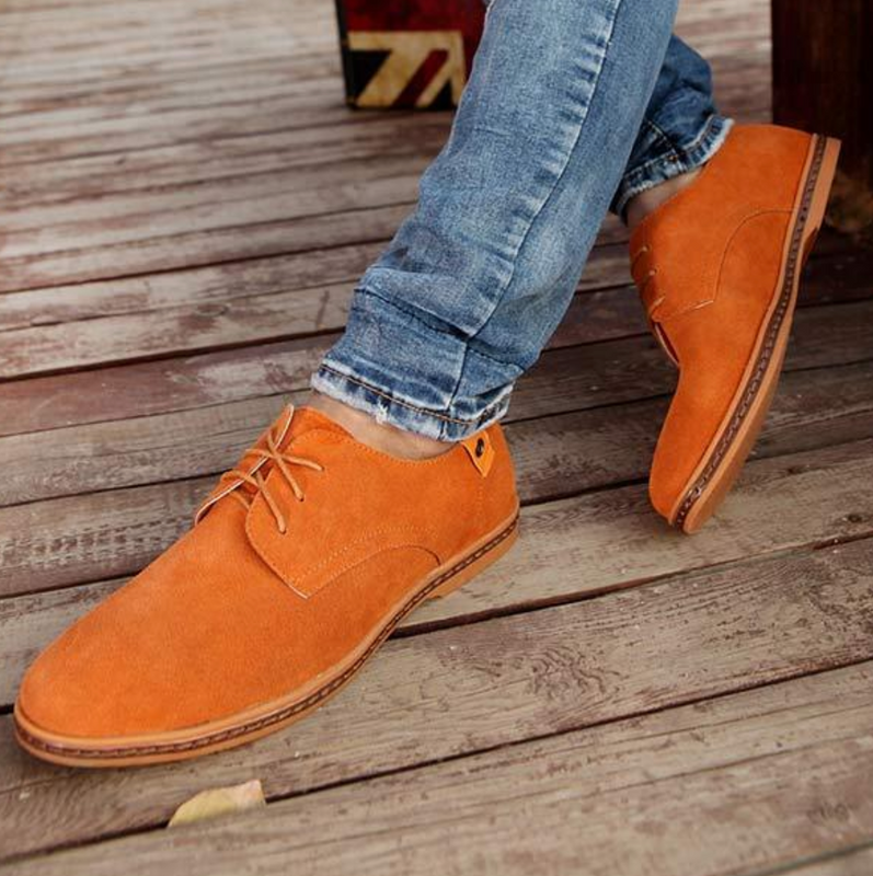Men's Shoes - Casual Lace-Up Derby with Contrast Sole | Smart