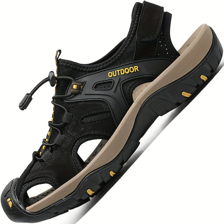 Men's Sandals - Closed Toe Outdoor with Quick-Lace Toggle | Sport