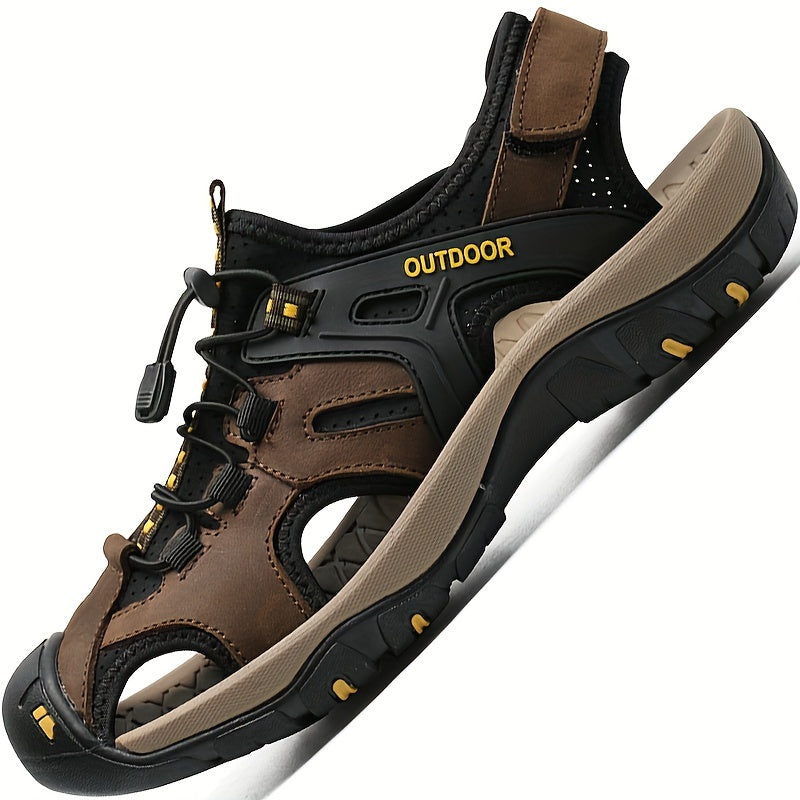 Men's Sandals - Closed Toe Outdoor with Quick-Lace Toggle | Sport