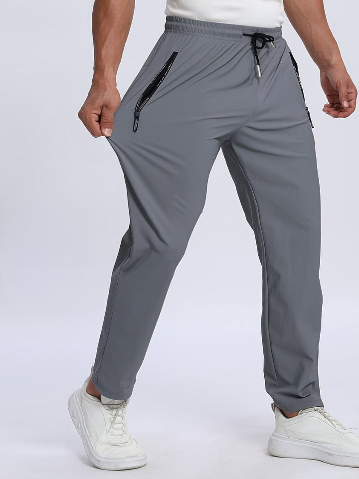Men's Joggers - Slim Fit Lightweight with Zip Pockets | Active Casual