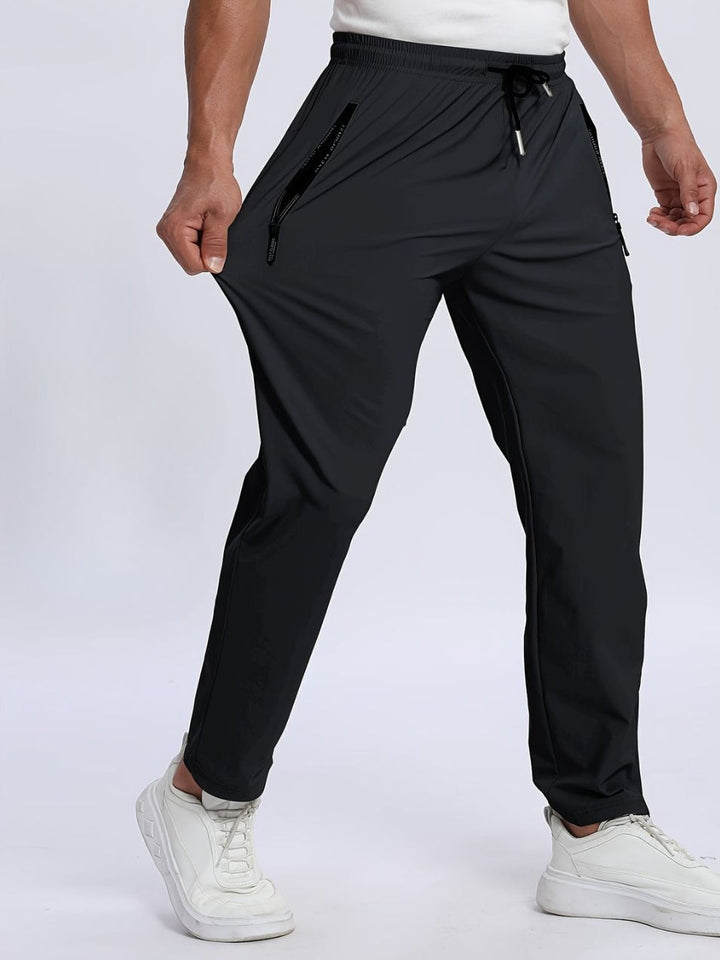 Men's Joggers - Slim Fit Lightweight with Zip Pockets | Active Casual