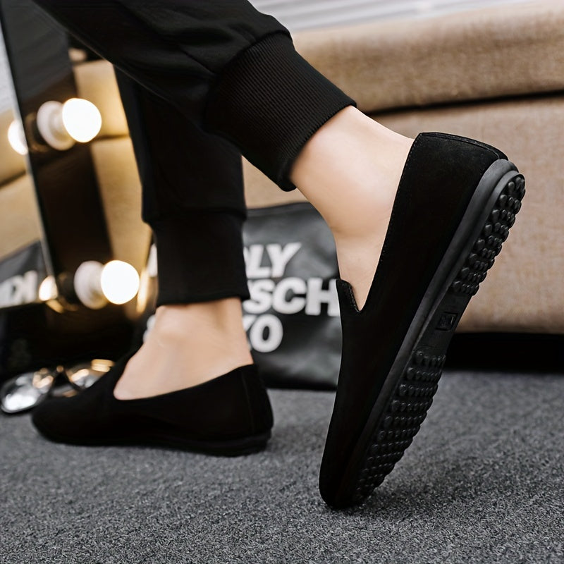 Men's Loafers - Slip-On Flat with Round Toe | Smart Casual Classic