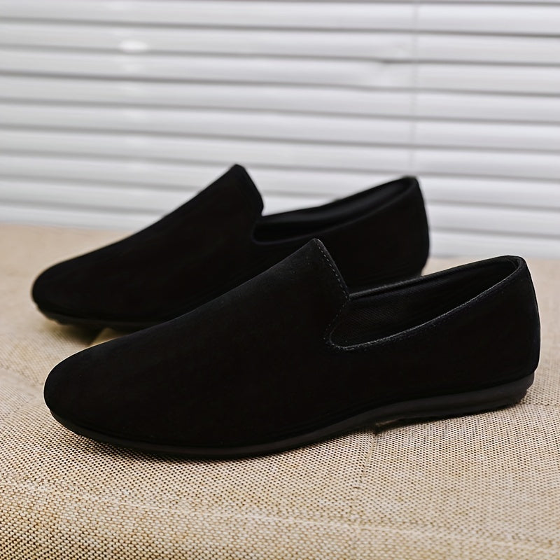 Men's Loafers - Slip-On Flat with Round Toe | Smart Casual Classic