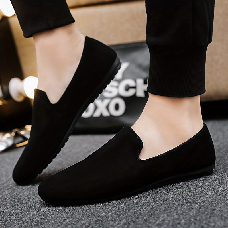 Men's Loafers - Slip-On Flat with Round Toe | Smart Casual Classic