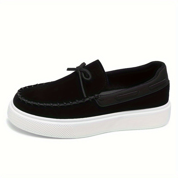 Loafers Men - Slip On Platform Sole with Tassel Detail | Casual