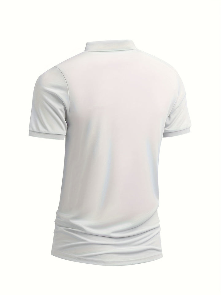 Men's Polo Shirt - Classic Slim Fit Three Button | Smart Essential