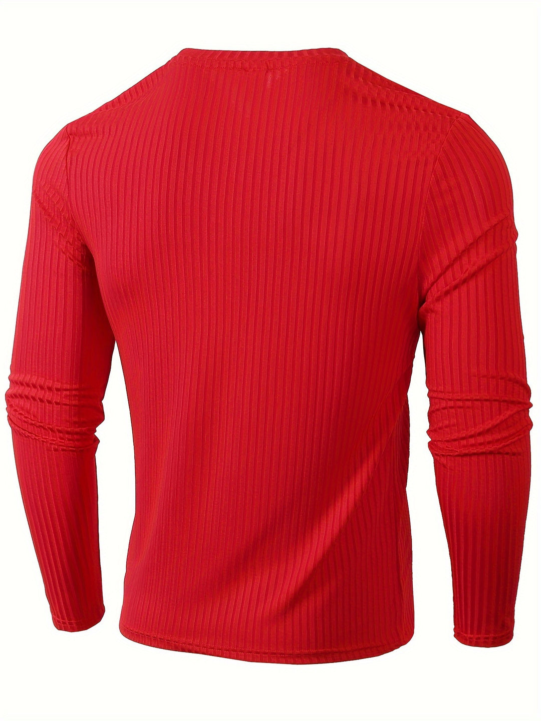 Men's Long Sleeve T-Shirt - Fitted Slim Cut | Casual Essential