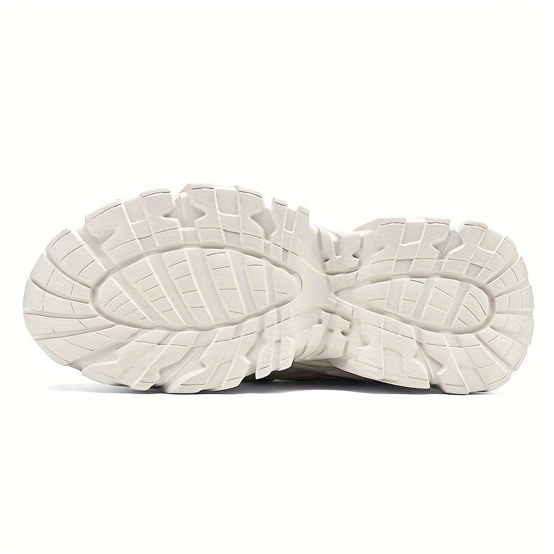 Men's Trainers - Chunky Platform Sole with Lace-Up | Casual