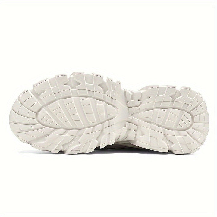 Men's Trainers - Chunky Platform Sole with Lace-Up | Casual