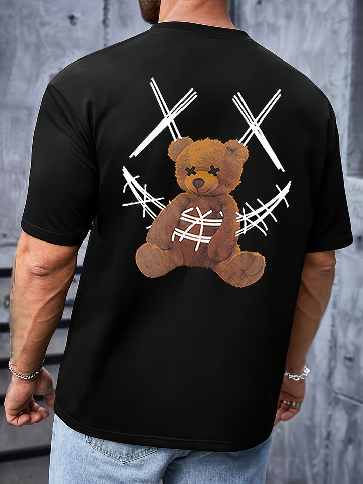 Men's Graphic T-Shirt - Smiley Face Print | Casual Streetwear
