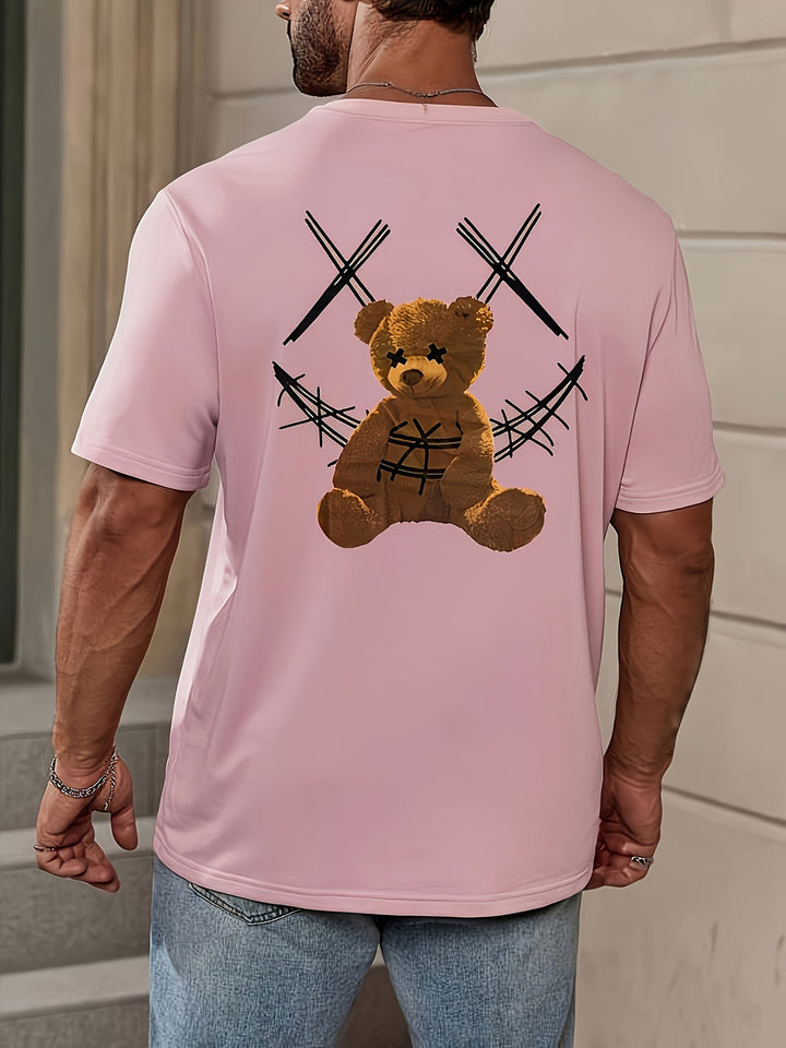Men's Graphic T-Shirt - Smiley Face Print | Casual Streetwear