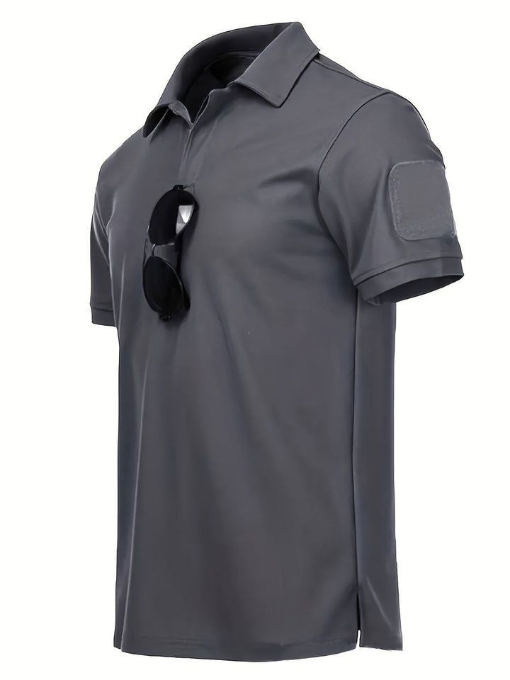Men's Polo Shirt - Tactical Short Sleeve with Sleeve Pocket | Casual