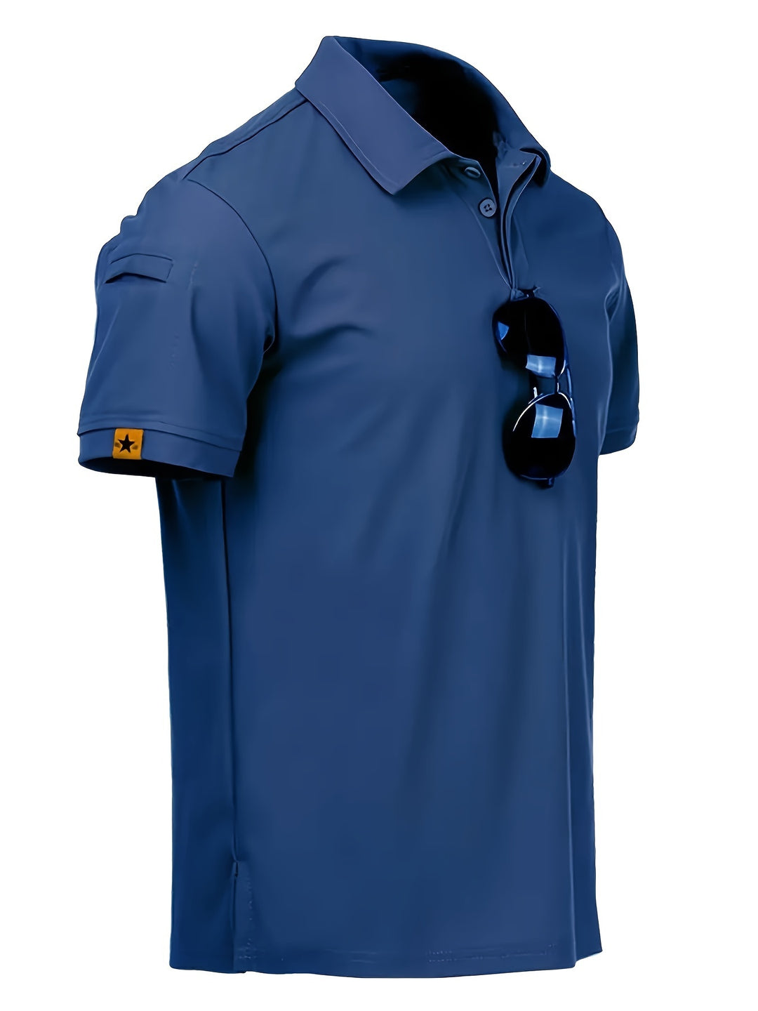 Men's Polo Shirt - Tactical Short Sleeve with Sleeve Pocket | Casual