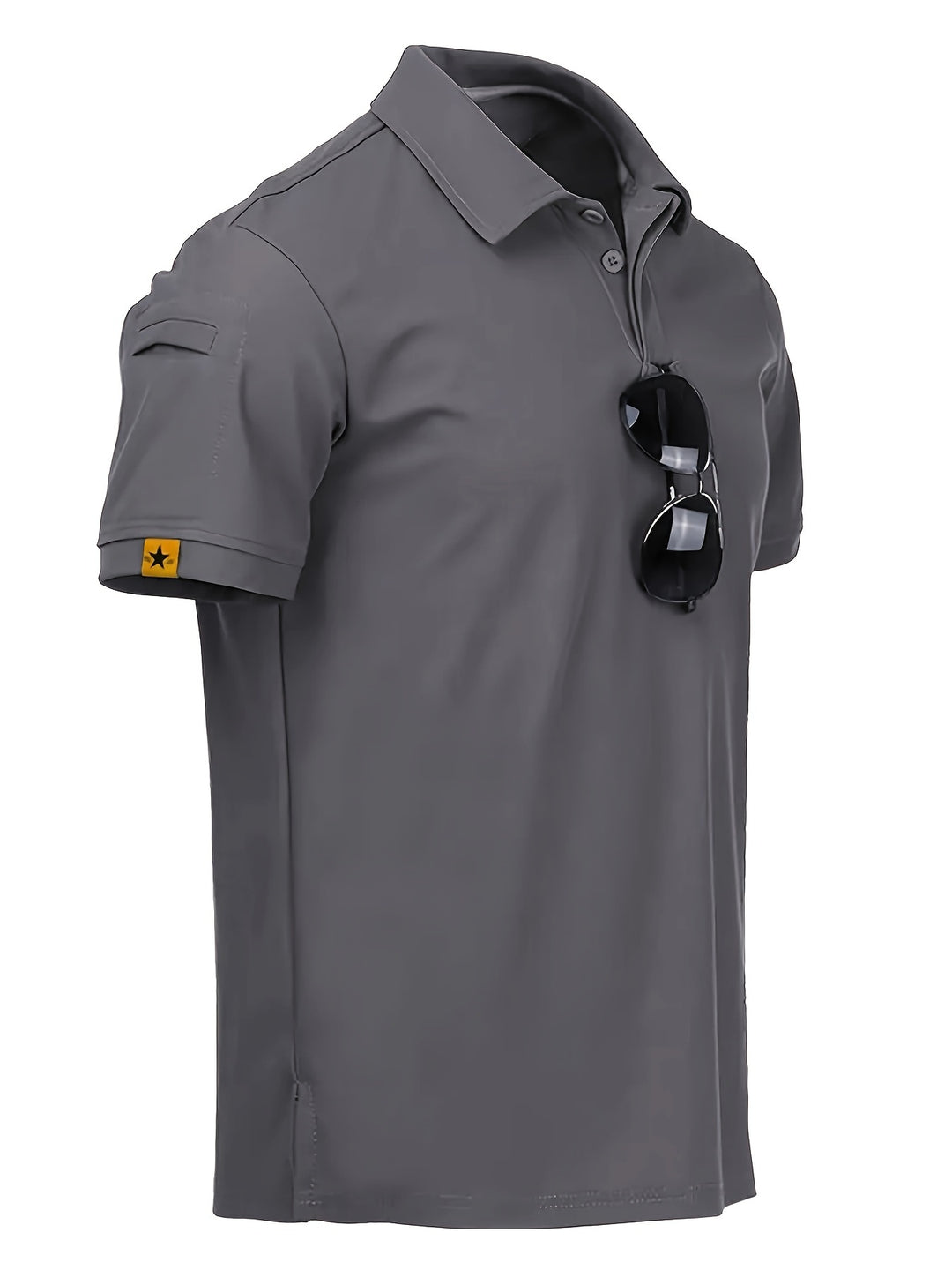 Men's Polo Shirt - Tactical Short Sleeve with Sleeve Pocket | Casual