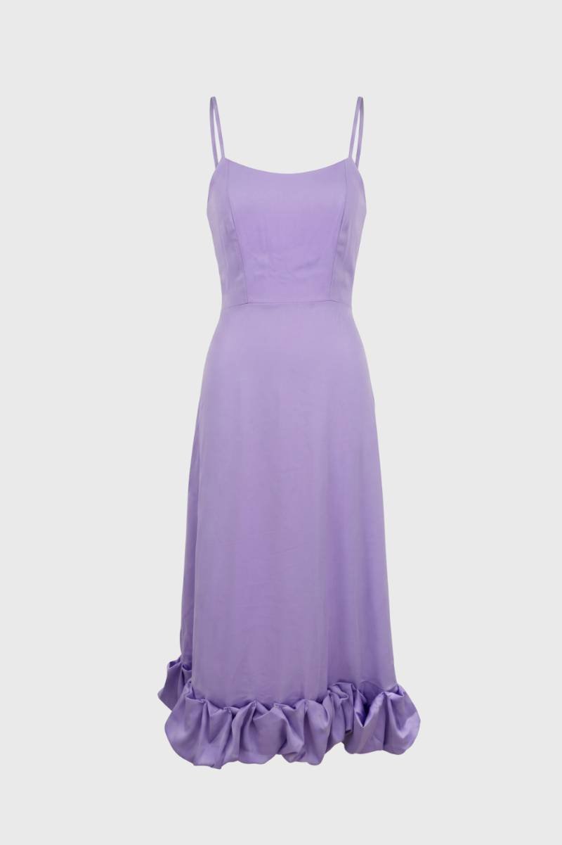 Midi Dress Women - Ruffle Hem Cami Style | Elegant — Lavender