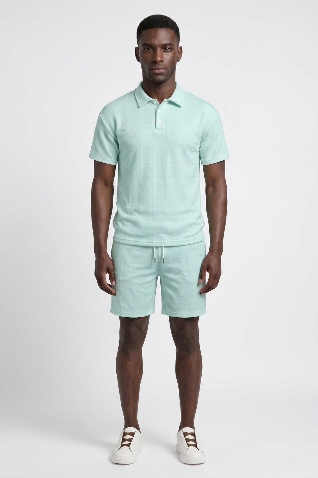 Co-ord Set Men - Polo & Short Drawstring | Casual Summer