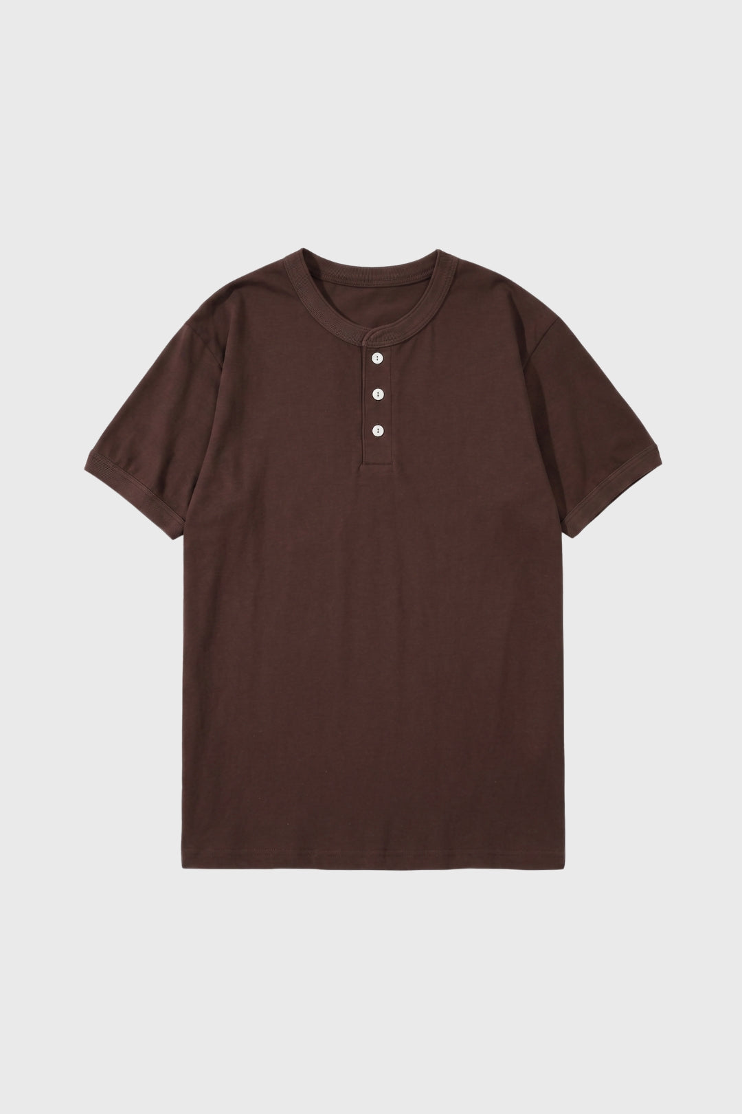 Henley T-Shirt Men - Three Button Placket | Casual