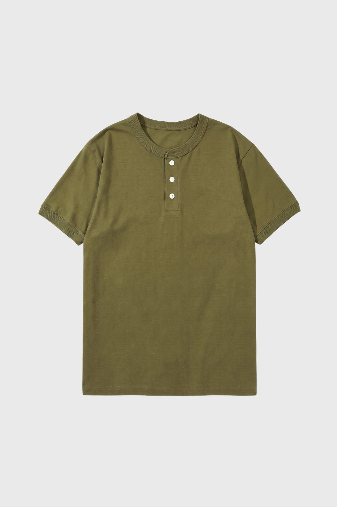 Henley T-Shirt Men - Three Button Placket | Casual