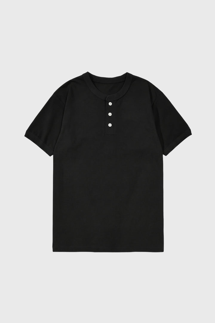 Henley T-Shirt Men - Three Button Placket | Casual