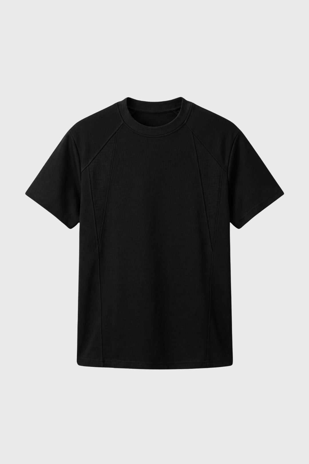 T-Shirt Men - Athletic Style Contrast Panelling | Modern Casual