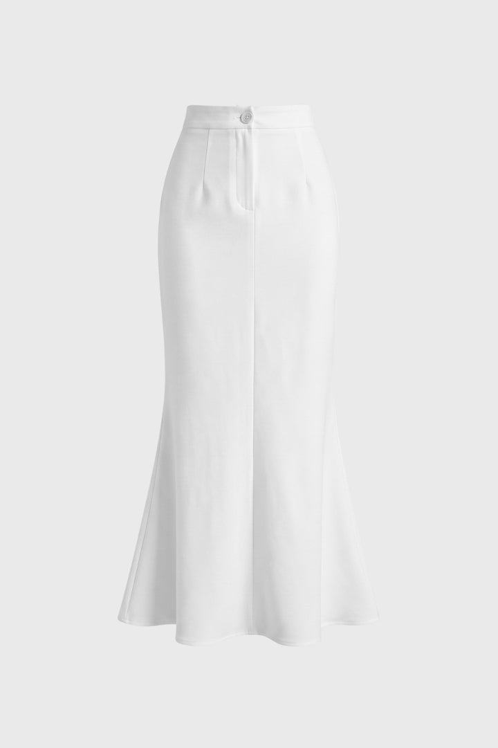 Maxi Skirt Women - High Waisted Mermaid Flare | Elegant