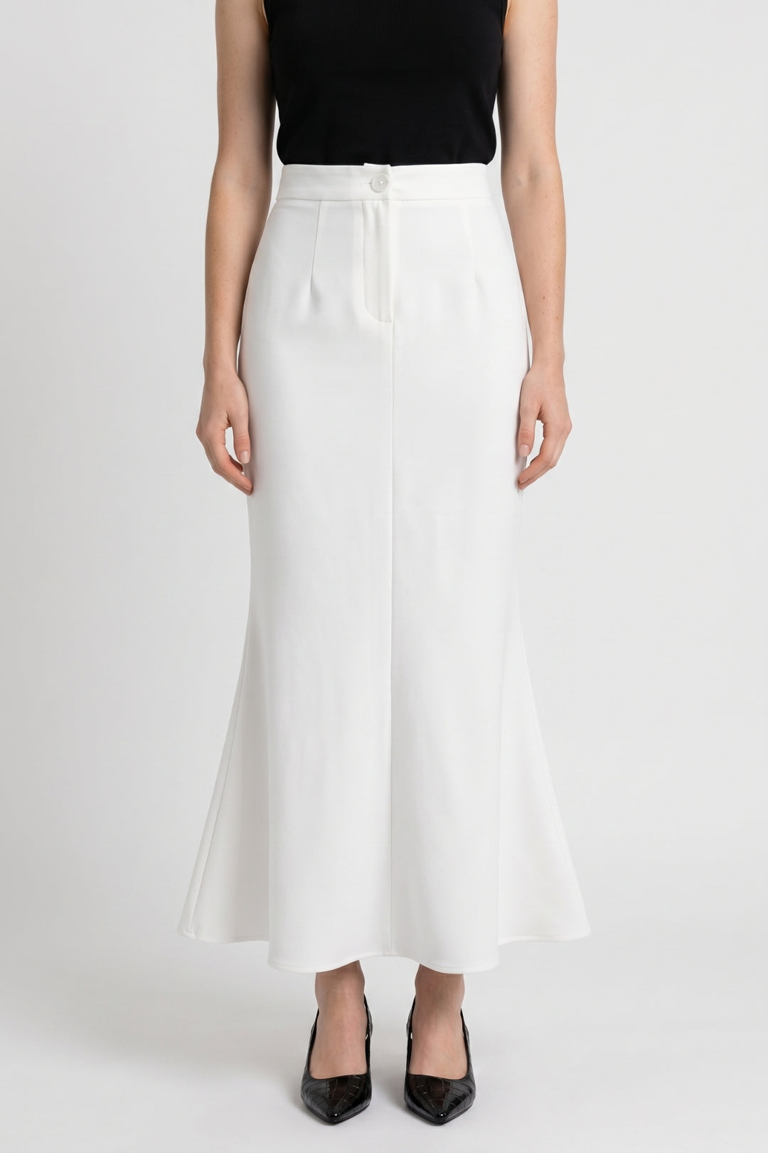 Maxi Skirt Women - High Waisted Mermaid Flare | Elegant