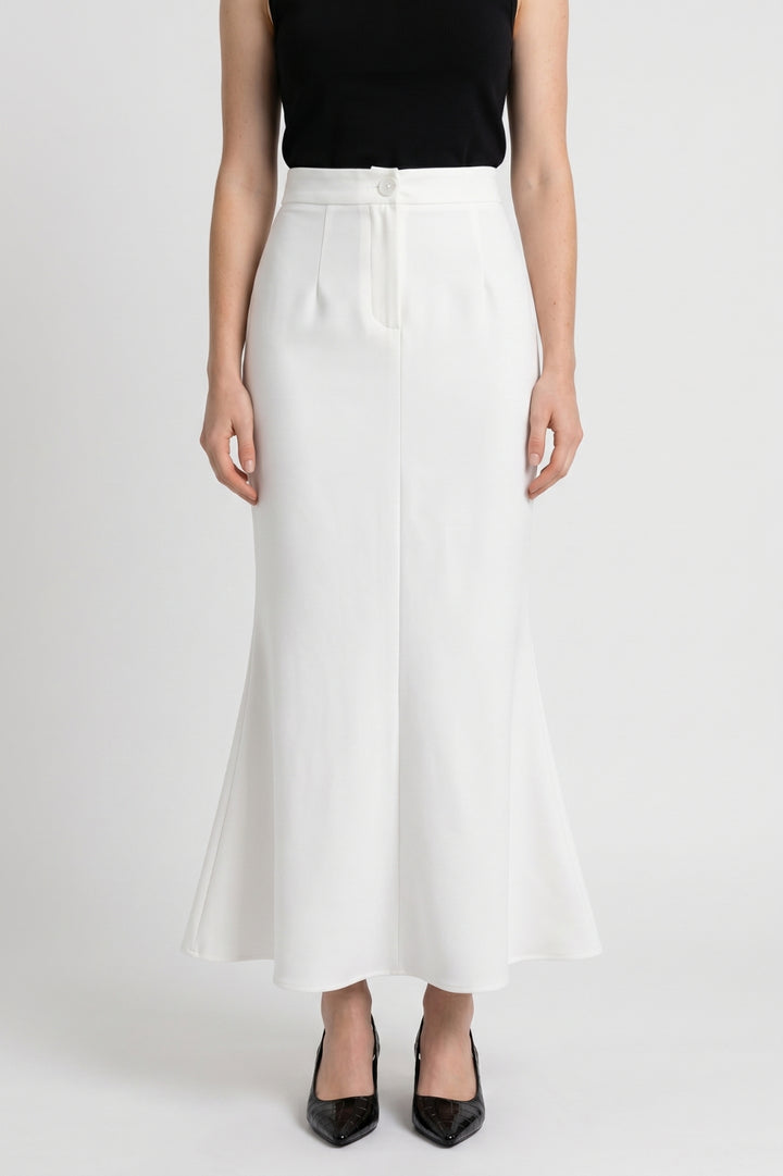 Maxi Skirt Women - High Waisted Mermaid Flare | Elegant