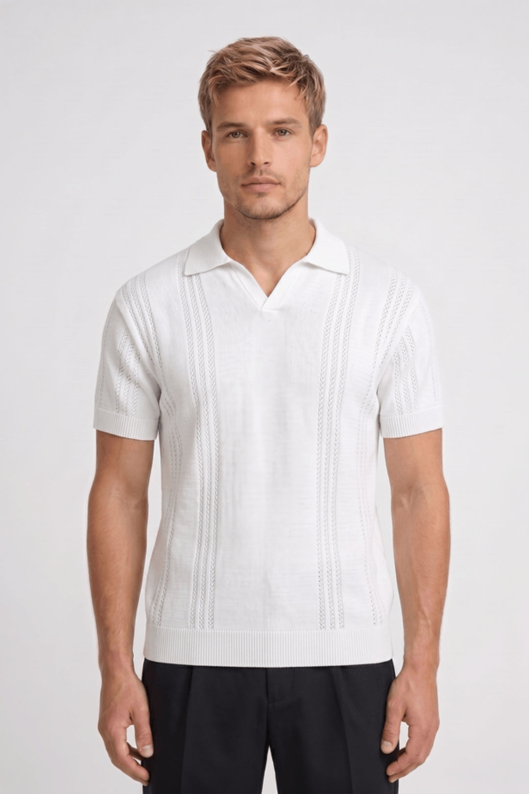 Polo Men - Cable Knit Short Sleeve | Classic