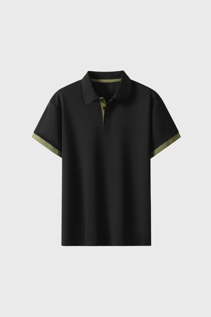 Polo Shirt Men - Contrast Trim Short Sleeve | Classic