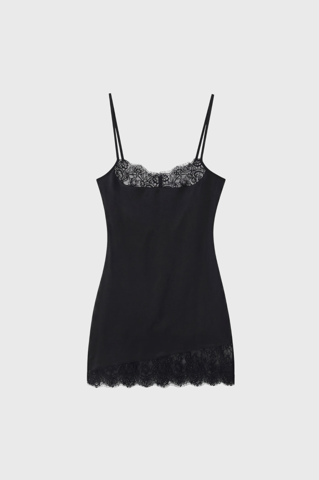 Mini Slip Dress Women - Delicate Trim | Elegant Evening